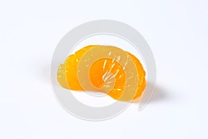 Canned mandarin orange segment