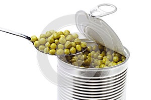 Canned peas