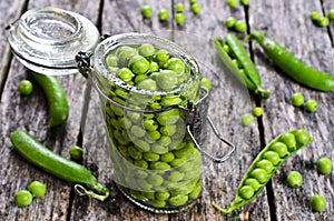 Canned peas