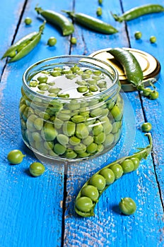 Canned peas