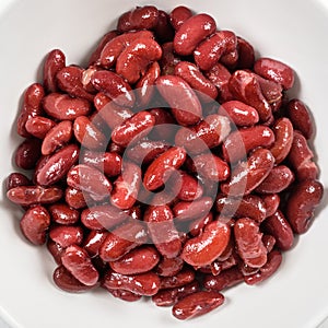 Canned Red Kidney Beans In Bowl