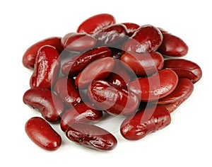 Canned Red Kidney Beans Isolated on White Background