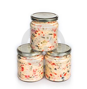 Canned salad