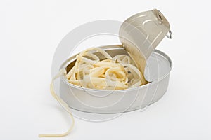 Canned spaguetti photo