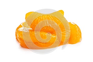 Canned tangerine. Pickled mandarin fruit