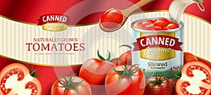 Canned tomato ads