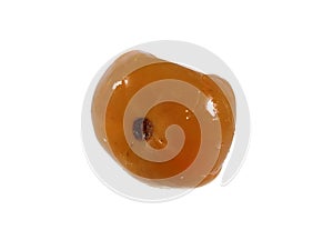 canned tomatoes isolated on white background