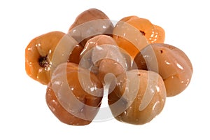 canned tomatoes isolated on white background