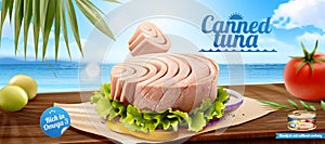 Canned tuna banner ads