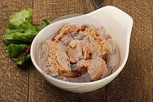 Canned tuna fish