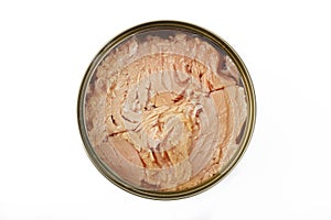 Canned tuna fish steak