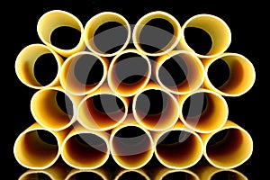 Cannelloni tubes - stacked view