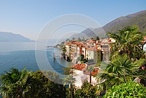 Cannero Riviera at Lago Maggiore, Italy photo