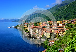 Cannero Riviera old town, Lago Maggiore, Italy