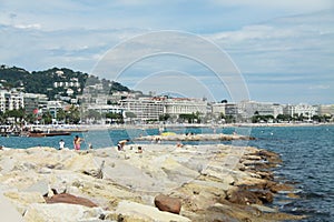 Cannes beach photo