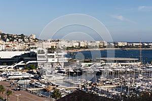 Cannes with Croisette and Palais de Festival photo