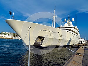 Cannes - Luxury yacht in port