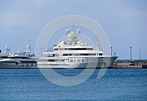 Cannes - Luxury yacht in port