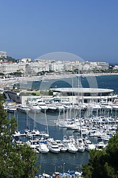 yachts Cannes marina south of france riviera photo