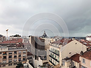Cannes rooftops skyline