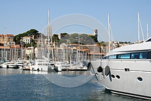 Cannes yachts harbour