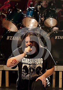 Cannibal Corpse on stage