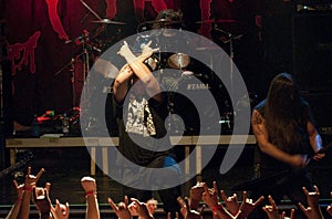 Cannibal Corpse on stage