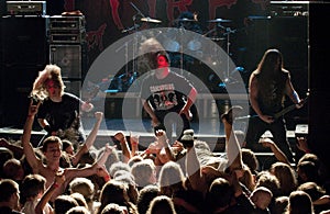 Cannibal Corpse on stage