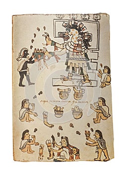 Cannibalism practices at aztec Human sacrifices ceremony
