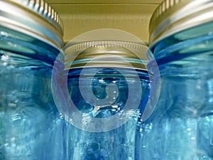 Blue Canning Jars photo