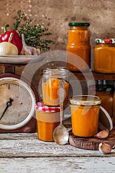 Canning Vegetable Spread Ikra