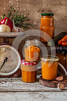 Canning Vegetable Spread Ikra