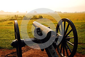 A cannon from the American Civil War