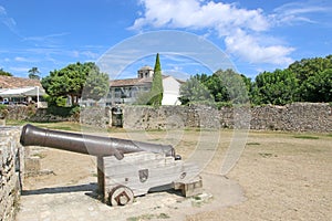 Cannon in Blaye Citadel, France