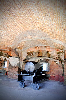 Cannon in Brick Gun Room