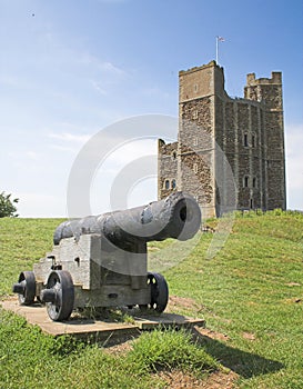 Cannon and castle