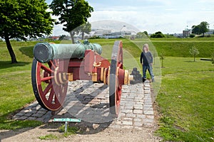 Cannon citadel copenhagen kastellet