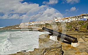 Cannon that defended the Ericeira photo