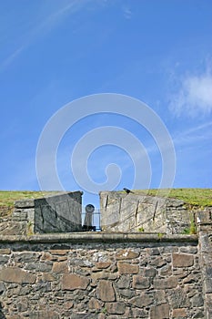 Cannon and embrasure