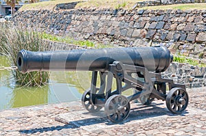 Cannon at the entrance to the Castle of Good Hope