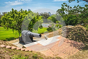 Cannon at Eternal Golden Castle, Tainan, Taiwan