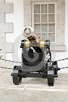 Cannon at the Guardhouse in Gibraltar.