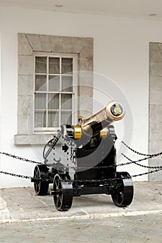 Cannon at the Guardhouse in Gibraltar.
