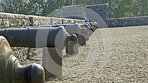 Cannon gun at Shanes Castle photo