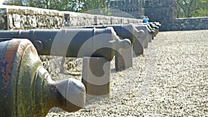 Cannon gun at Shanes Castle photo