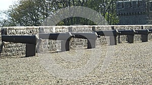 Cannon gun at Shanes Castle photo