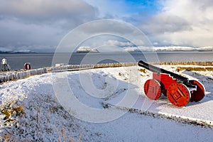 Cannon in Hammerfest