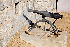 Cannon at Hwaseong Fortress in Suwon, Korea