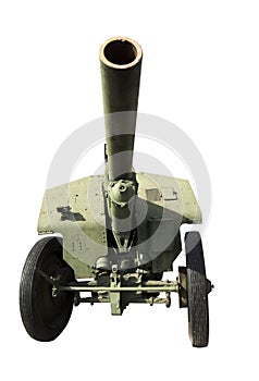 Cannon isolated on white