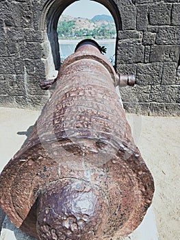 Cannon on the Janjira fort